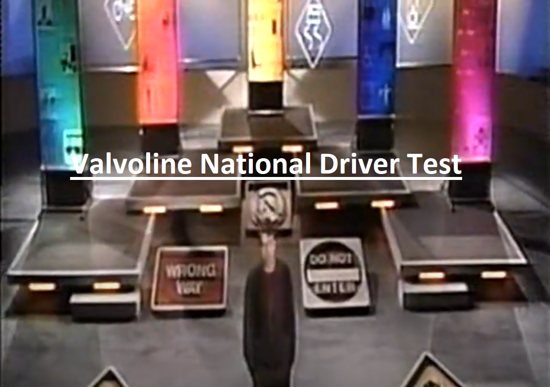 Valvoline National Driver Test